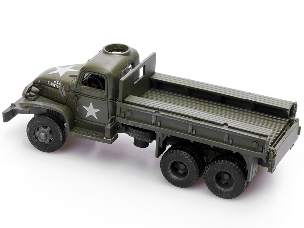 GMC CCKW 353 Truck With Mounted Gun Olive Drab "4148174-S" US Army World War II 1/72 Diecast Model by Legion view 3