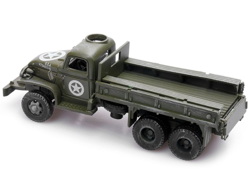 GMC CCKW 353 Truck With Mounted Gun Olive Drab "4734511-S" US Army World War II 1/72 Diecast Model by Legion view 4