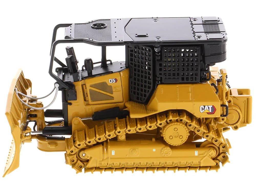 CAT Caterpillar D5 XR Fire Suppression Track Type Dozer Yellow "High Line" Series 1/50 Diecast Model by Diecast Masters view 2