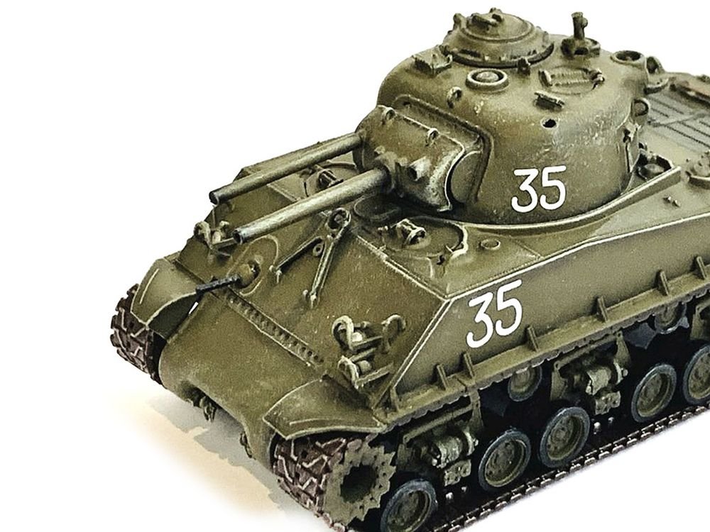 United States M4A3 HVSS POA-CWS-H5 Flamethrower Tank Olive Drab #35 "Hawaii" (1951) "NEO Dragon Armor" Series 1/72 Plastic Model by Dragon Models view 2