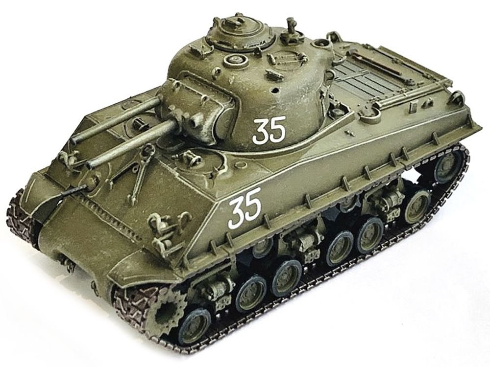 United States M4A3 HVSS POA-CWS-H5 Flamethrower Tank Olive Drab #35 "Hawaii" (1951) "NEO Dragon Armor" Series 1/72 Plastic Model by Dragon Models view 3