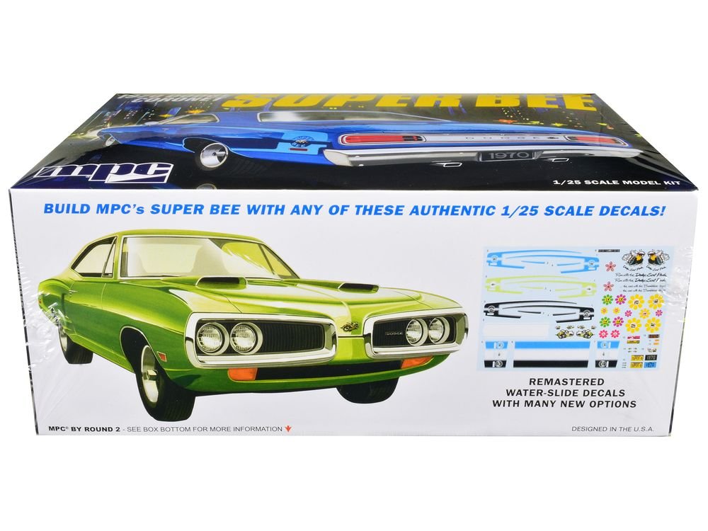 Skill 2 Model Kit 1970 Dodge Coronet Super Bee 1/25 Scale Model by MPC view 2