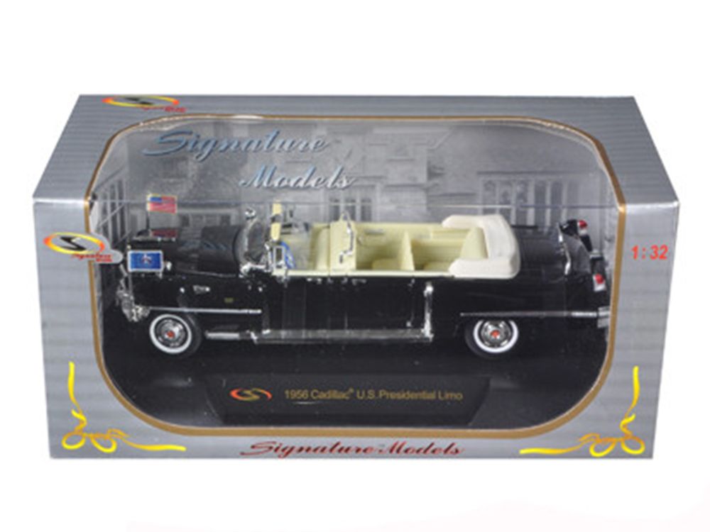 1956 Cadillac Presidential Limousine 1/32 Diecast Model Car by Signature Models view 3