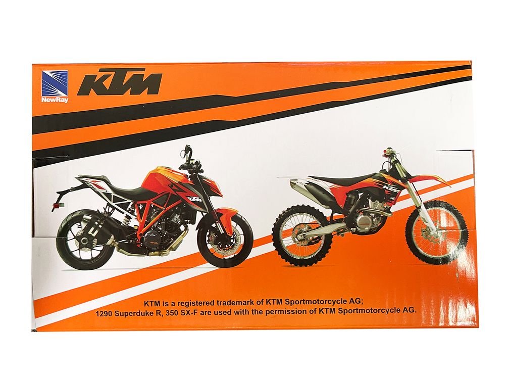 KTM 300 EXC-TPI Enduro Dirt Bike Motorcycle Orange 1/12 Diecast Model by New Ray view 2