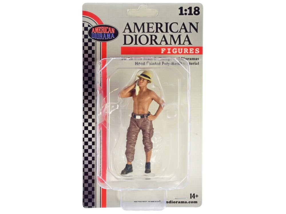 "4X4 Mechanic" Figure 1 for 1/18 Scale Models by American Diorama view 4