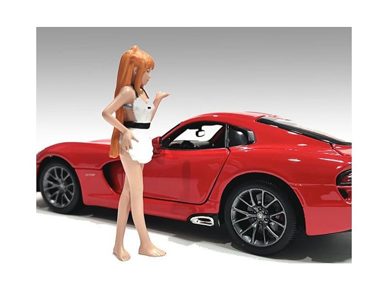 "Cosplay Girls" Figure 2 for 1/24 Scale Models by American Diorama view 3