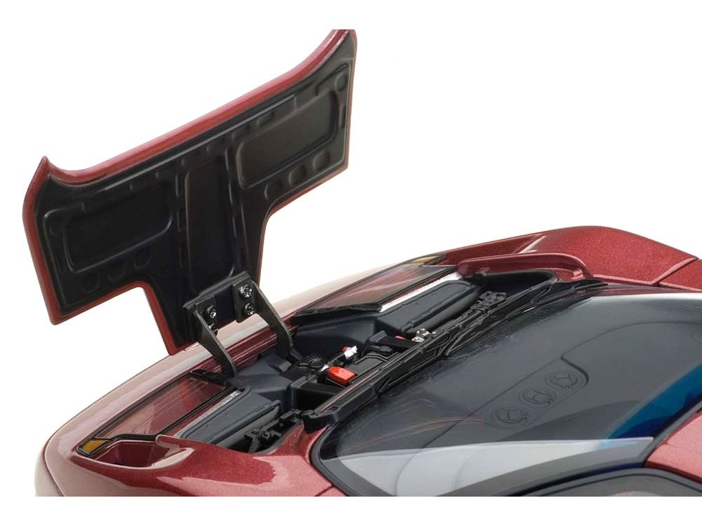 Bugatti EB110 GT Dark Red 1/18 Diecast Car Model by Autoart view 2