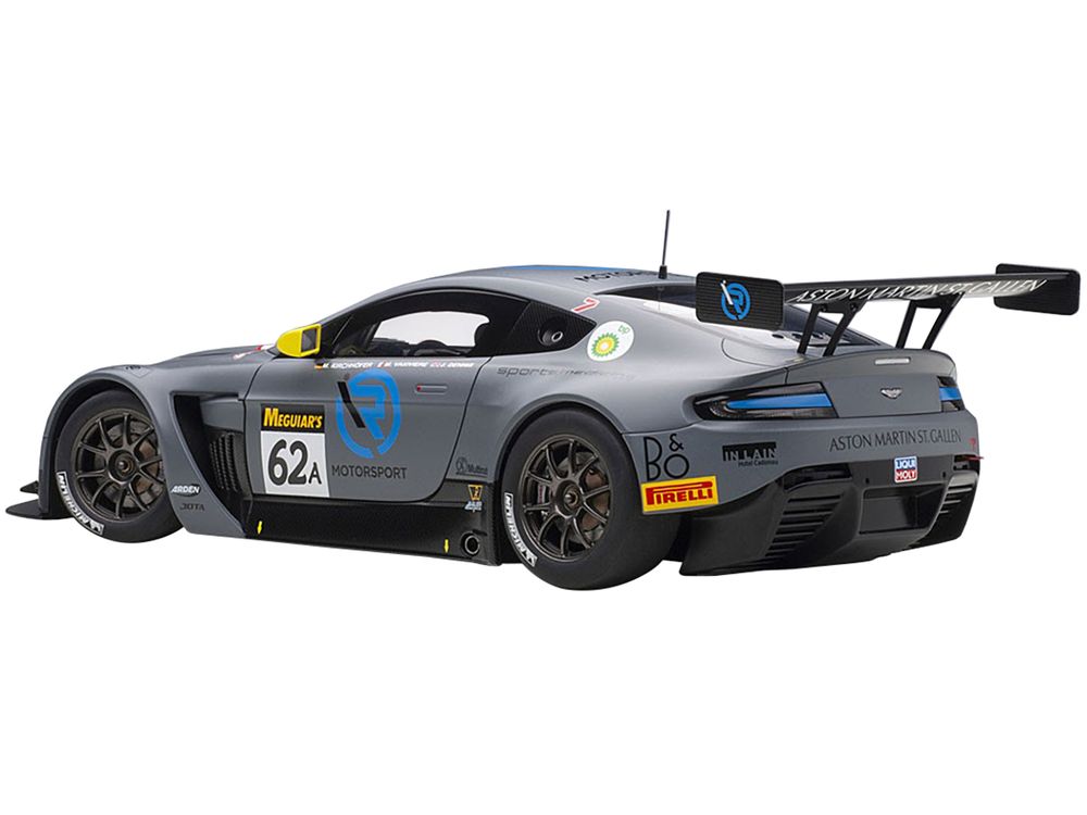 Aston Martin Vantage V12 GT3 #62A J. Dennis - M. Vaxiviere - M. Kirchhoefer Team R-Motorsport Bathurst 12H (2019) 1/18 Model Car by Autoart view 4
