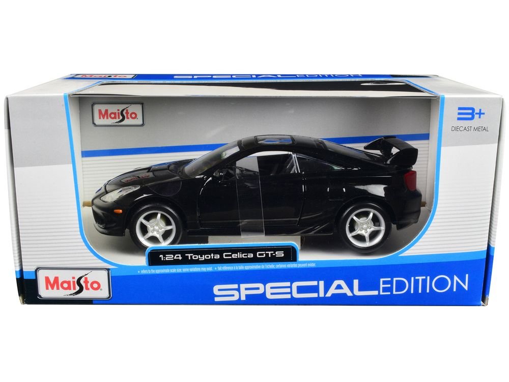 Toyota Celica GT-S Black "Special Edition" Series 1/24 Diecast Model Car by Maisto view 3