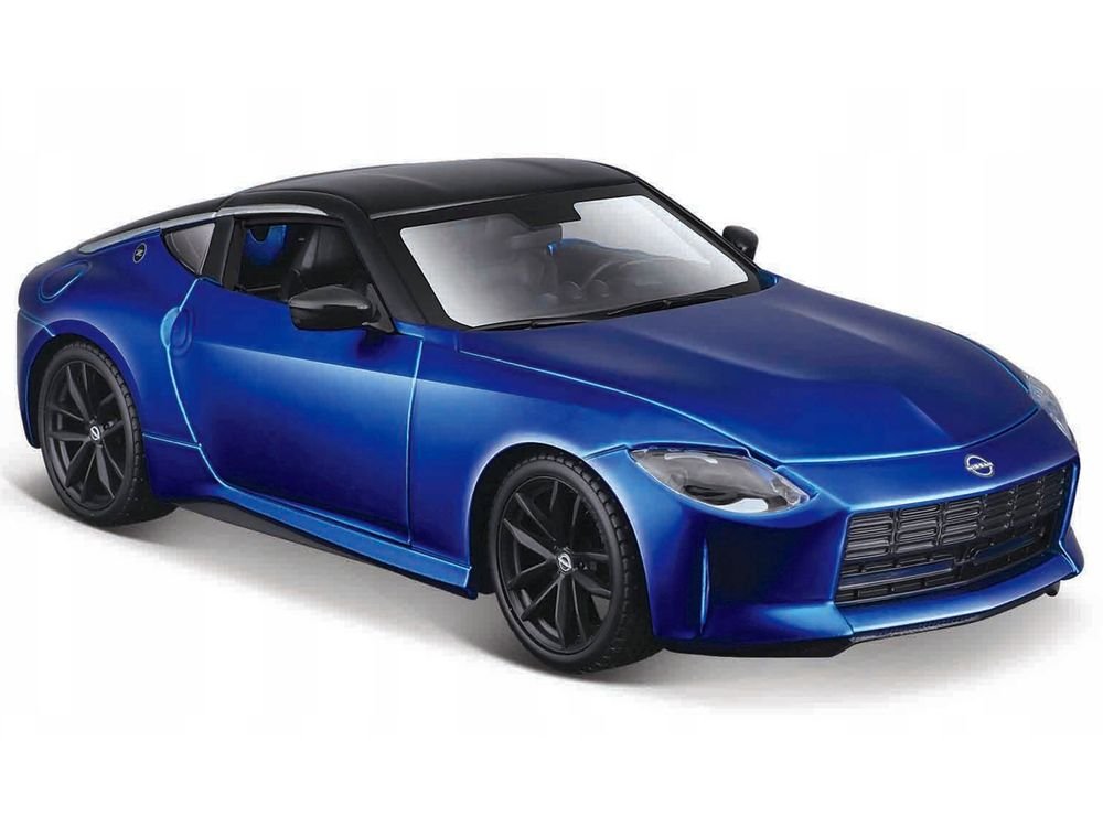2023 Nissan Z Blue Metallic with Black Top "Special Edition" Series 1/24 Diecast Model Car by Maisto view 2