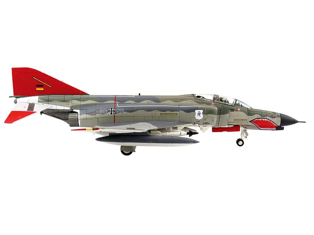 McDonnell Douglas F-4F Phantom II "Norm 81" Fighter Aircraft "JG 71 "Richthofen" GAFTIC 86 CFB Goose Bay Canada" (May 1986) "Air Power Series" 1/72 Diecast Model by Hobby Master view 2