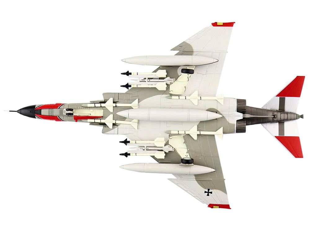 McDonnell Douglas F-4F Phantom II "Norm 81" Fighter Aircraft "JG 71 "Richthofen" GAFTIC 86 CFB Goose Bay Canada" (May 1986) "Air Power Series" 1/72 Diecast Model by Hobby Master view 5