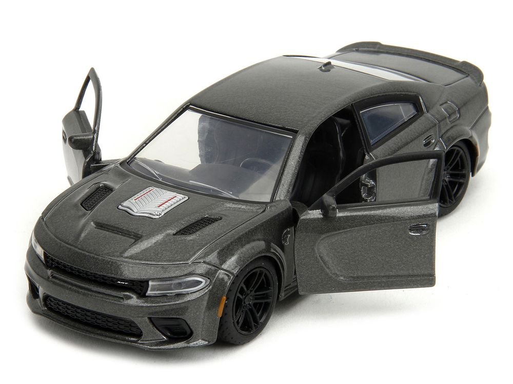 2021 Dodge Charger SRT Hellcat Gray Metallic "Fast X" (2023) Movie "Fast & Furious" Series 1/32 Diecast Model Car by Jada view 2
