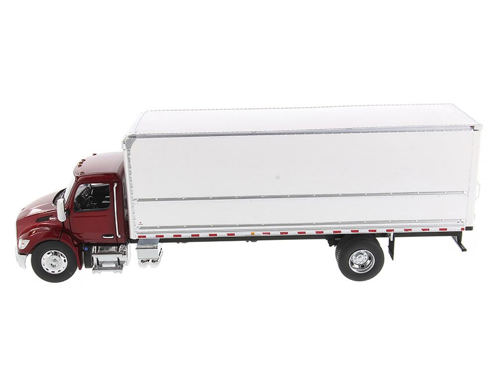 Peterbilt 536 Truck with Supreme Signature Van Body Red Metallic "Transport Series" 1/32 Diecast Model by Diecast Masters view 2