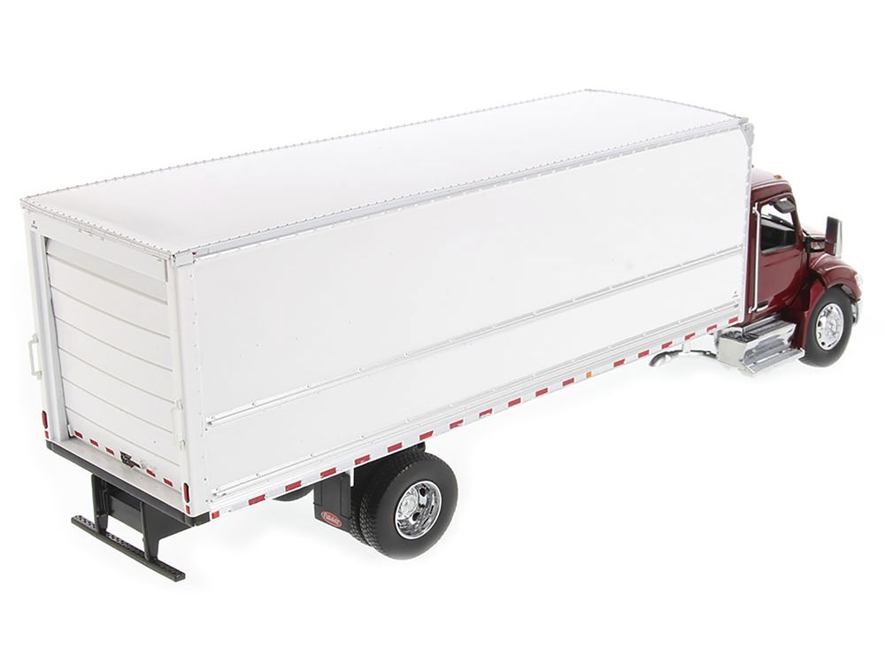 Peterbilt 536 Truck with Supreme Signature Van Body Red Metallic "Transport Series" 1/32 Diecast Model by Diecast Masters view 3