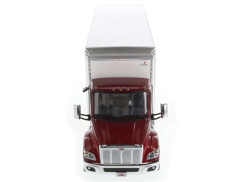 Peterbilt 536 Truck with Supreme Signature Van Body Red Metallic "Transport Series" 1/32 Diecast Model by Diecast Masters view 4