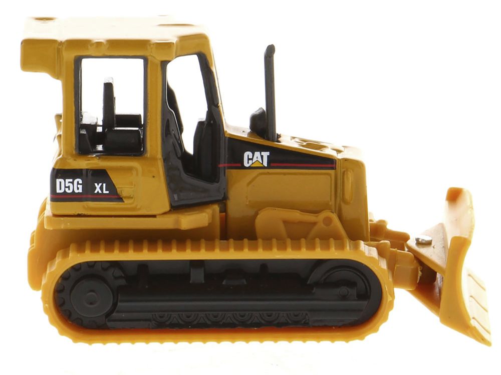 CAT Caterpillar D5G XL Track-Type Tractor Yellow "Micro-Constructor" Series Diecast Model by Diecast Masters view 2
