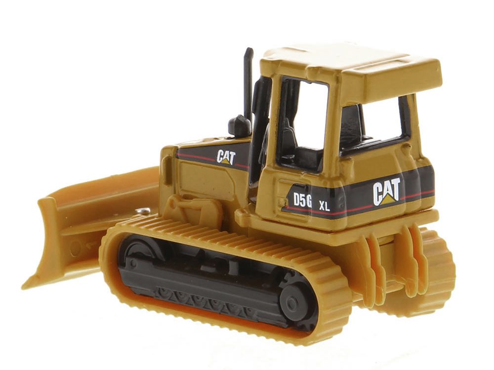 CAT Caterpillar D5G XL Track-Type Tractor Yellow "Micro-Constructor" Series Diecast Model by Diecast Masters view 3