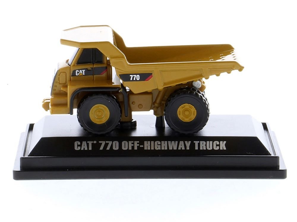 CAT Caterpillar 770 Off–Highway Truck Yellow "Micro-Constructor" Series Diecast Model by Diecast Masters view 2