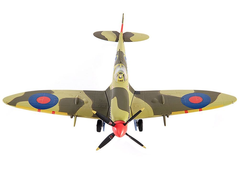 Supermarine Spitfire MK IXC Fighter Aircraft "Royal Air Force Ldr. Stanislav Skalsk Polish Combat Team North Africa" (1943) 1/72 Diecast Model by JC Wings view 4