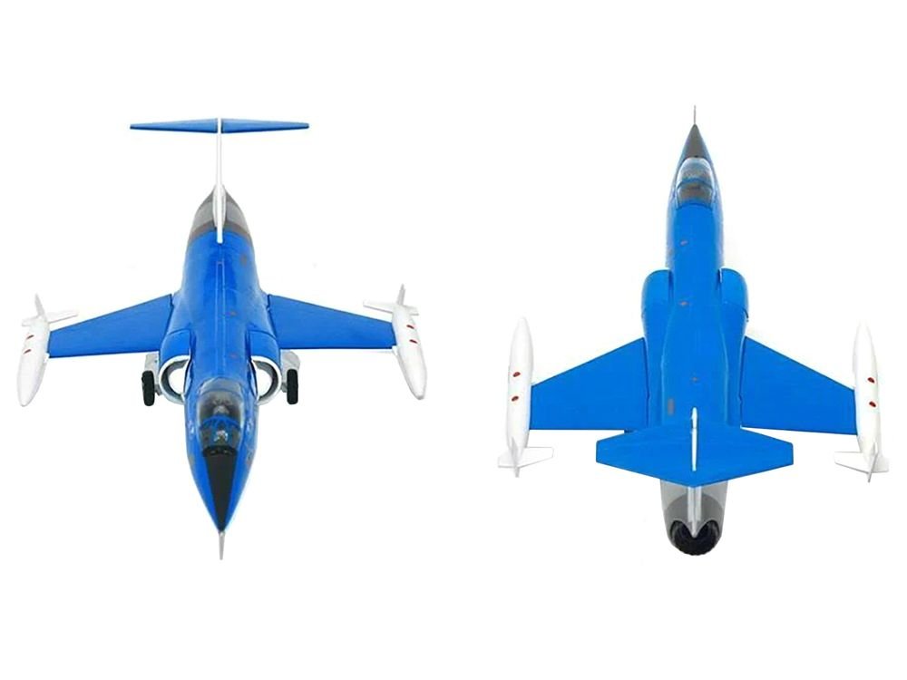 Lockheed F-104S Starfighter Aircraft "Starfighters Aerospace Aerobatics Team" (2012) 1/72 Diecast Model by JC Wings view 4