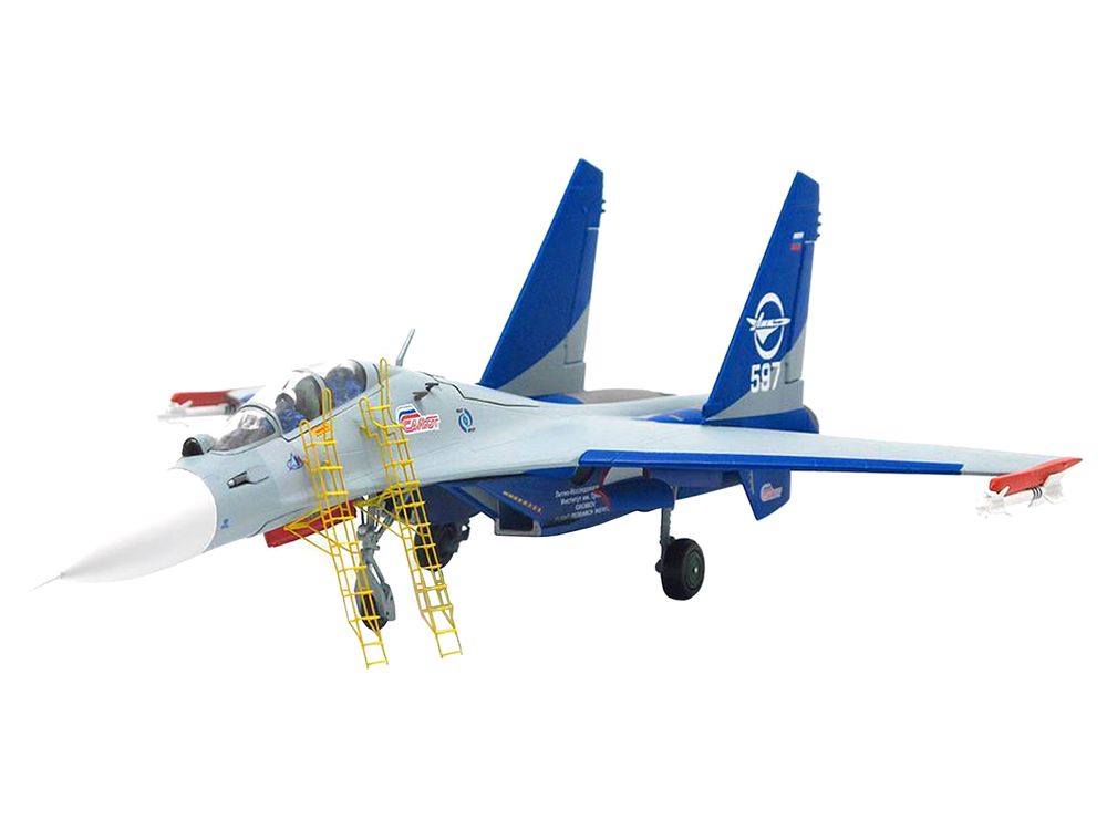 Sukhoi Su-30LL Flanker-C Fighter Aircraft "Gromov Flight Research Institute Ramenskoye AB Russia" (1997) 1/72 Diecast Model by JC Wings view 2