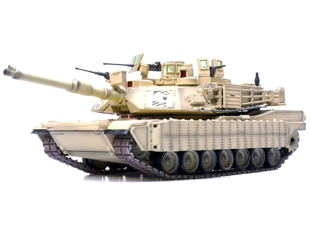 General Dynamics M1A2 Abrams TUSK Tank "US Army 3rd Armored Cavalry Rgt – Iraq" (2011) "Armor Premium" Series 1/72 Diecast Model by Panzerkampf view 3