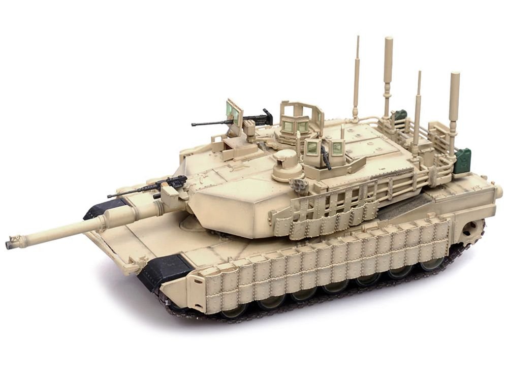 General Dynamics M1A2 Abrams TUSK II MBT (Main Battle Tank) "1st Battalion 22nd Infantry Regiment 1st Brigade 4th Infantry Division Baghdad" (2008) "Armor Premium" Series 1/72 Diecast Model by Panzerkampf view 2