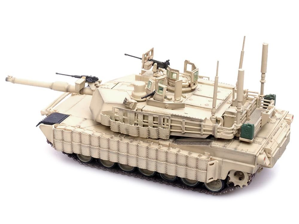 General Dynamics M1A2 Abrams TUSK II MBT (Main Battle Tank) "1st Battalion 22nd Infantry Regiment 1st Brigade 4th Infantry Division Baghdad" (2008) "Armor Premium" Series 1/72 Diecast Model by Panzerkampf view 3