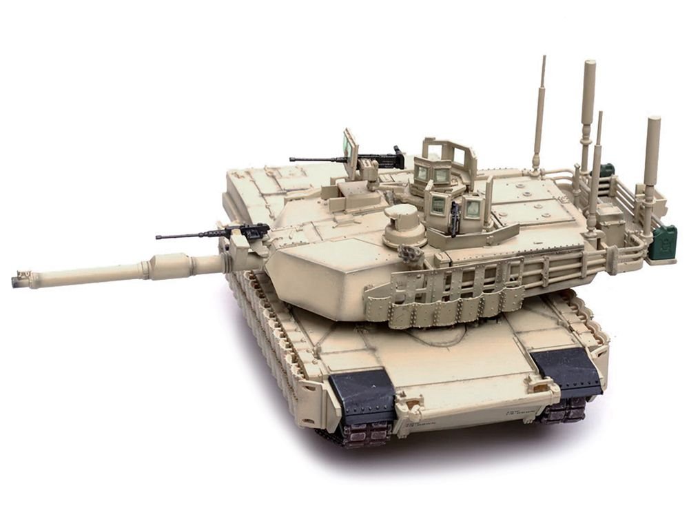 General Dynamics M1A2 Abrams TUSK II MBT (Main Battle Tank) "1st Battalion 22nd Infantry Regiment 1st Brigade 4th Infantry Division Baghdad" (2008) "Armor Premium" Series 1/72 Diecast Model by Panzerkampf view 5