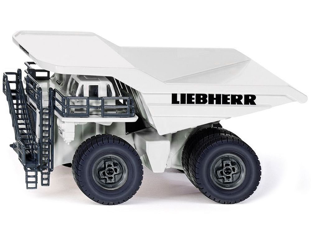 Liebherr T 264 Mining Truck White 1/87 (HO) Diecast Model by Siku view 2