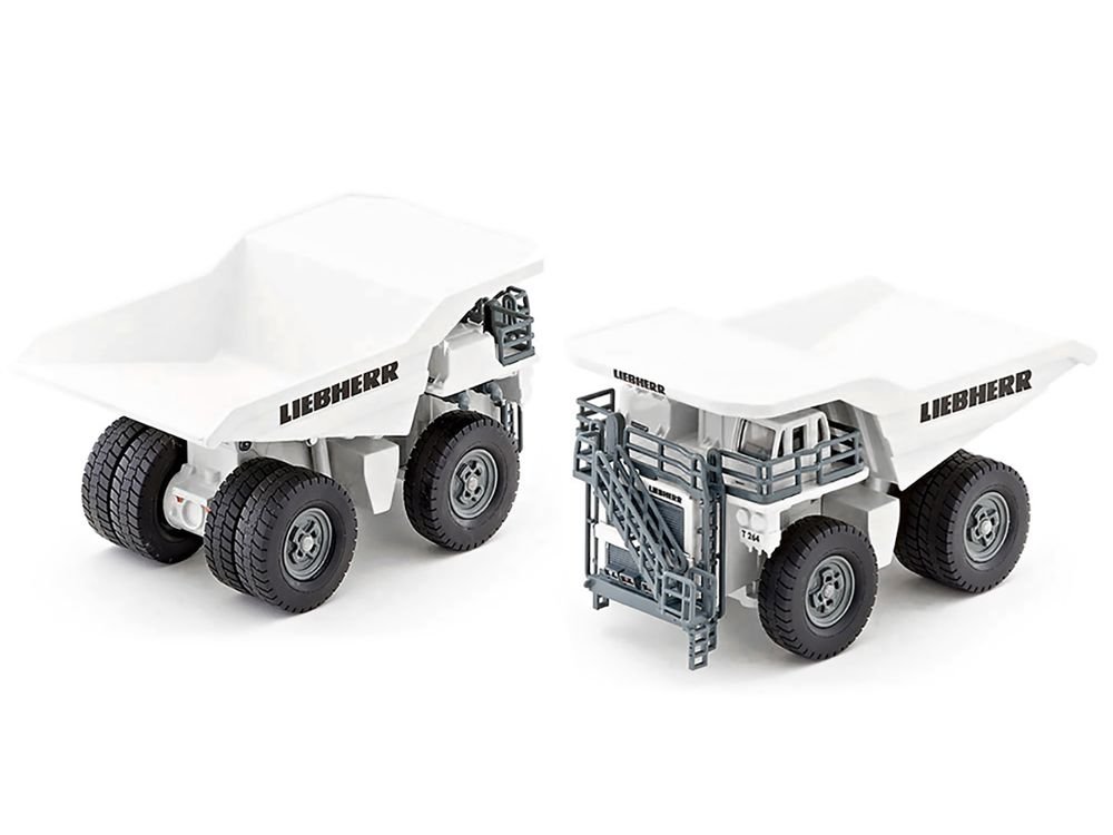 Liebherr T 264 Mining Truck White 1/87 (HO) Diecast Model by Siku view 4