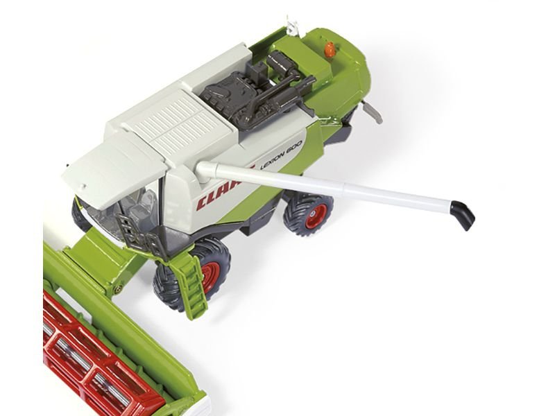Claas Lexion 600 Combine Harvester Green and Gray 1/50 Diecast Model by Siku view 3
