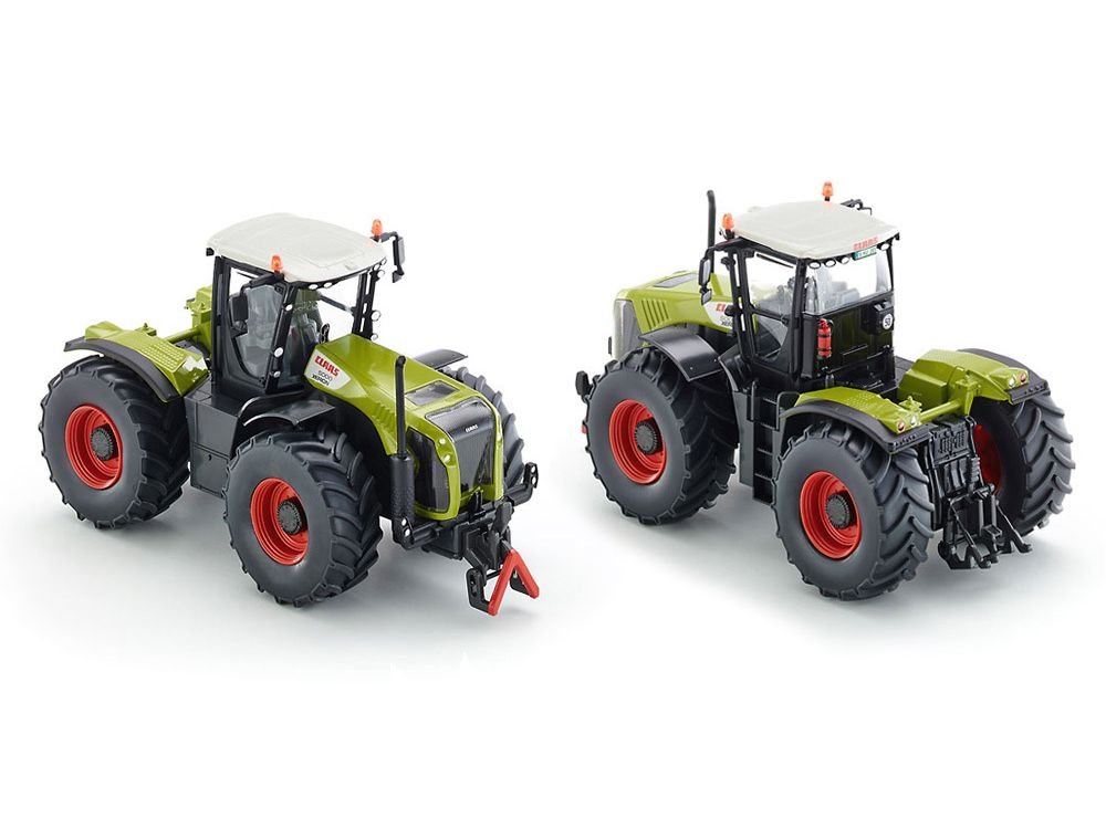 Claas 5000 Xerion Tractor Green with Gray Top 1/32 Diecast Model by Siku view 4