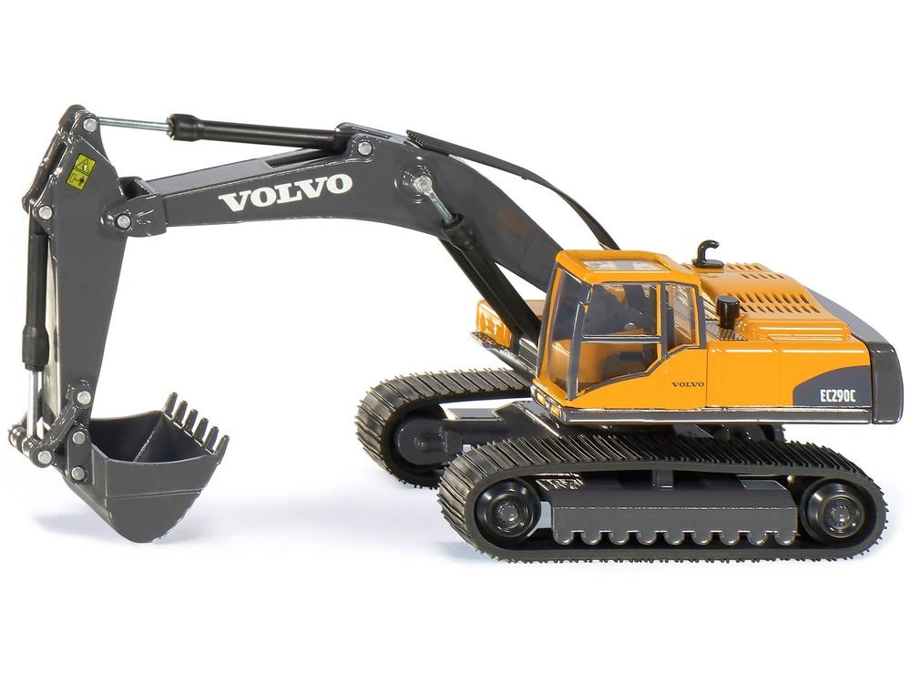 Volvo EC290 Hydraulic Excavator Yellow 1/50 Diecast Model by Siku view 2