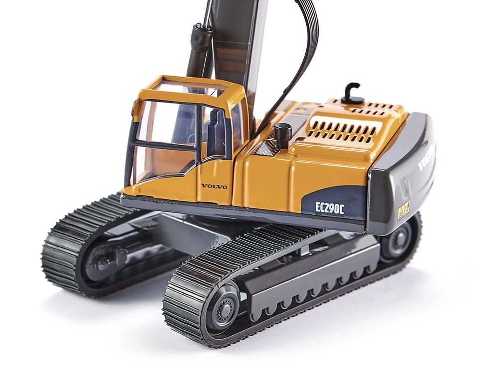 Volvo EC290 Hydraulic Excavator Yellow 1/50 Diecast Model by Siku view 3
