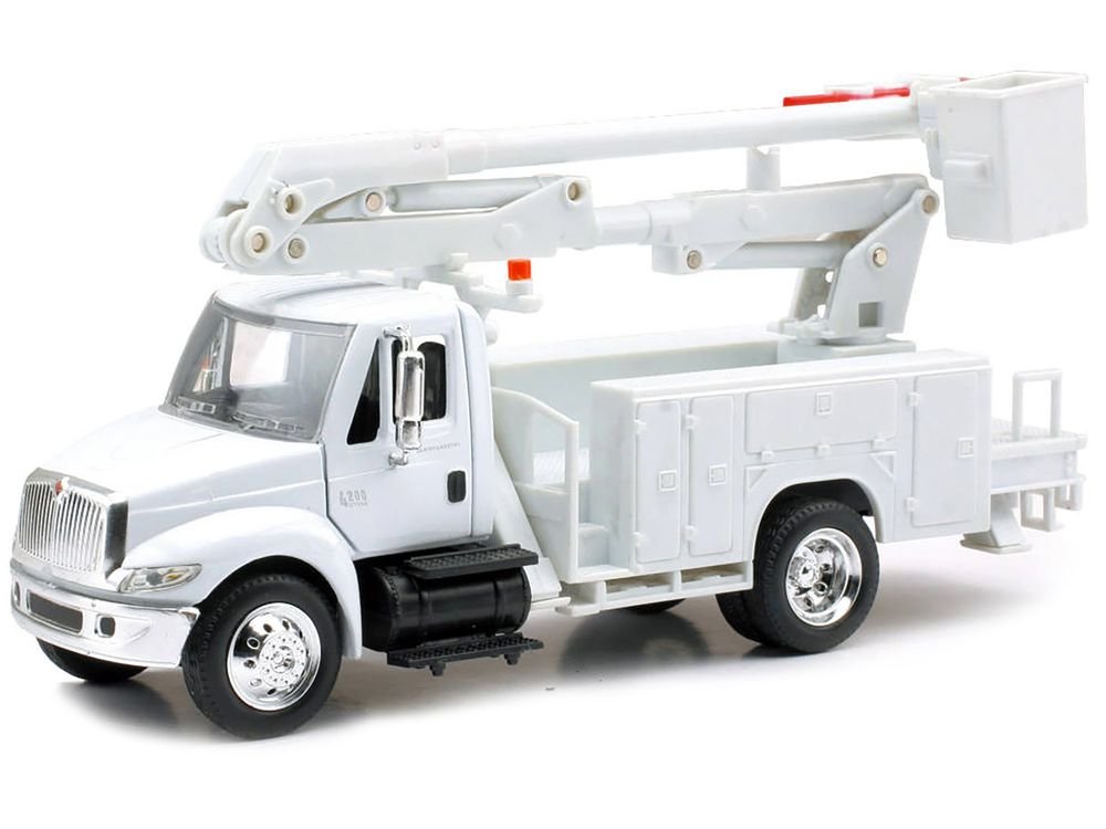 International 4200 Line Maintenance Service Truck White "Long Haul Trucker" Series 1/43 Diecast Model by New Ray view 2