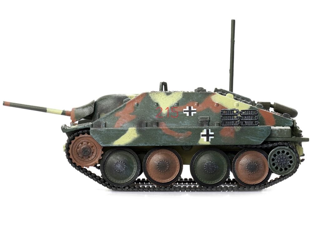 Jagdpanzer 38(T) SD.Kfz. 138/2 Hetzer Tank Destroyer Camouflage "German Army World War II" 1/72 Diecast Model by Legion view 2