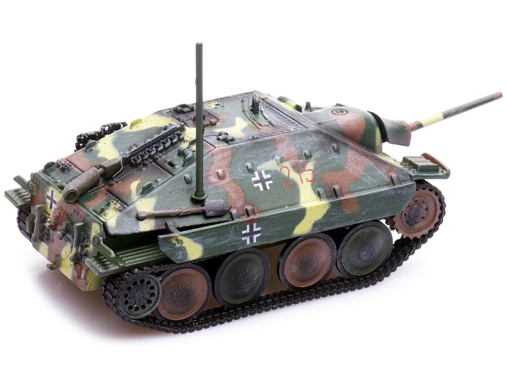 Jagdpanzer 38(T) SD.Kfz. 138/2 Hetzer Tank Destroyer Camouflage "German Army World War II" 1/72 Diecast Model by Legion view 3
