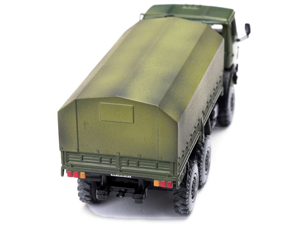 Kamaz 4310 Transport Truck Green (Weathered) "Ukrainian Ground Forces" 1/72 Diecast Model by Legion view 4