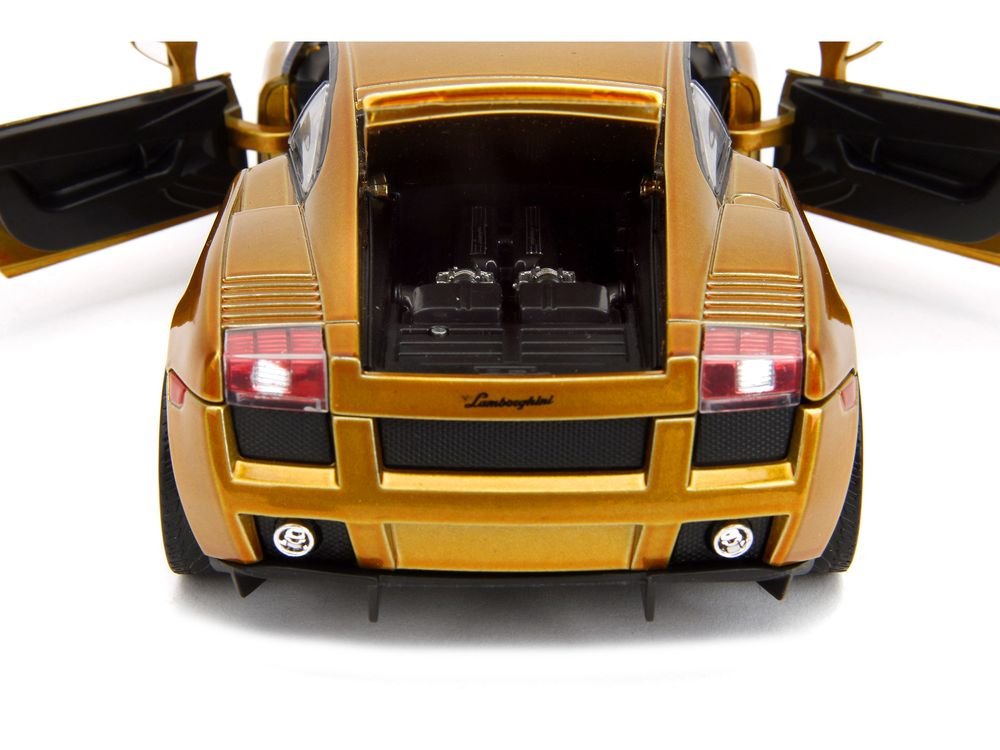 Lamborghini Gallardo Gold Metallic "Fast X" (2023) Movie "Fast & Furious" Series 1/24 Diecast Model Car by Jada view 4