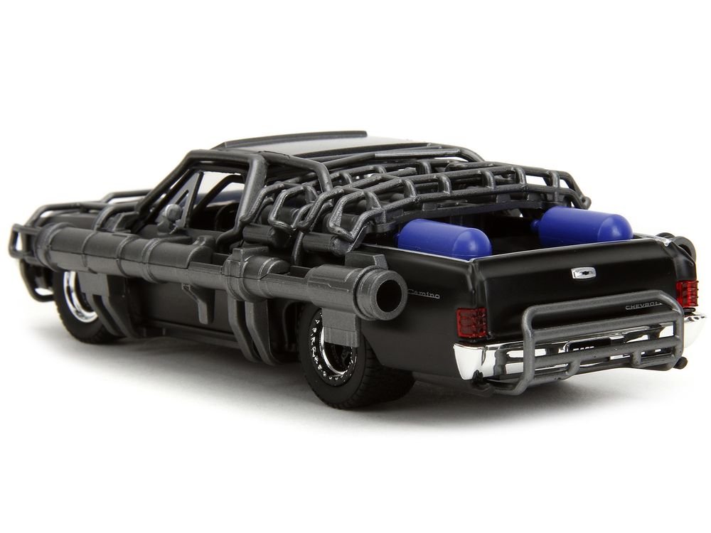1967 Chevrolet El Camino with Cannons Matt Black "Fast X" (2023) Movie "Fast & Furious" Series 1/32 Diecast Model Car by Jada view 3