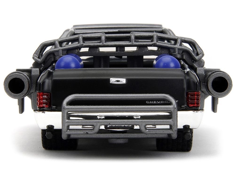 1967 Chevrolet El Camino with Cannons Matt Black "Fast X" (2023) Movie "Fast & Furious" Series 1/32 Diecast Model Car by Jada view 4