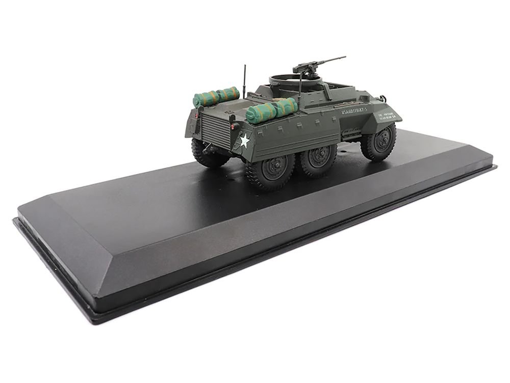 Ford M20 Armored Utility Car Olive Drab "United States Army" 1/43 Diecast Model by Militaria Die Cast view 4