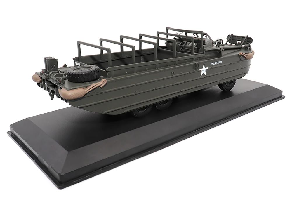 GMC DUKW Amphibious Vehicle Olive Drab "United States Army" 1/43 Diecast Model by Militaria Die Cast view 5
