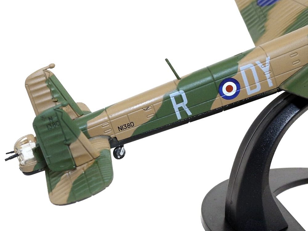 Armstrong Whitworth Whitley Mk.V Bomber Aircraft "No. 102 Squadron RAF Driffield" Royal Air Force (1940) "Planes of World War II" Series 1/144 Diecast Model Airplane by Luppa view 4