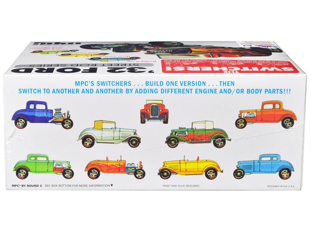 Skill 2 Model Kit 1932 Ford Street Rod Series "The Switchers" 1/25 Scale Model by MPC view 2