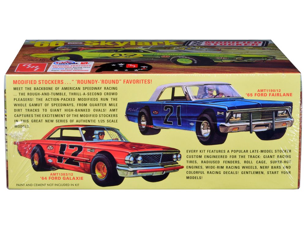 Skill 2 Model Kit 1966 Buick Skylark "Modified Stocker" 1/25 Scale Model by AMT view 2
