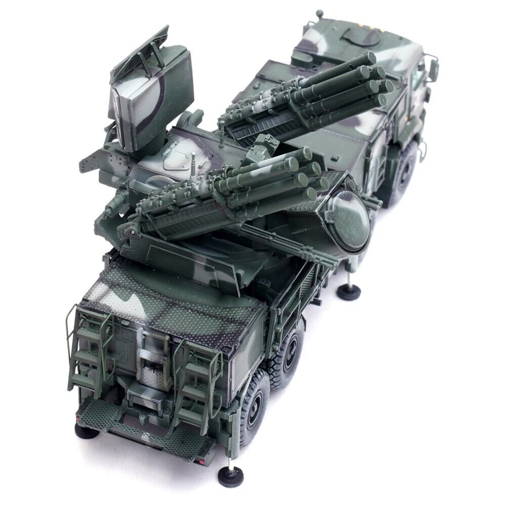 Pantsir S1 96K6 Self-Propelled Air Defense Weapon System Tri-Color Camouflage "Russia's Armed Forces" "Armor Premium" Series 1/72 Diecast Model by Panzerkampf view 4