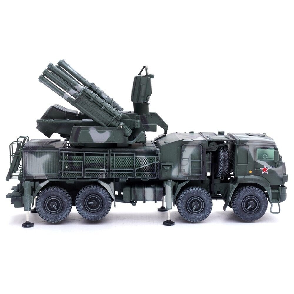 Pantsir S1 96K6 Self-Propelled Air Defense Weapon System Tri-Color Camouflage "Russia's Armed Forces" "Armor Premium" Series 1/72 Diecast Model by Panzerkampf view 5